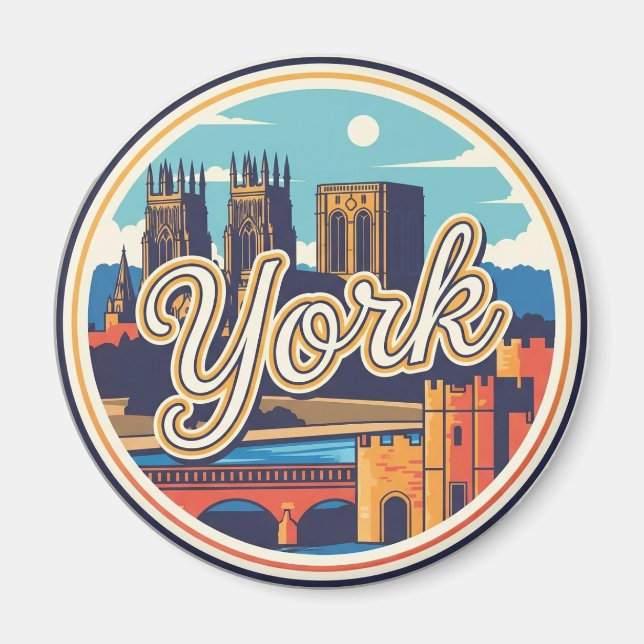 York England Travel Magnet (Front)