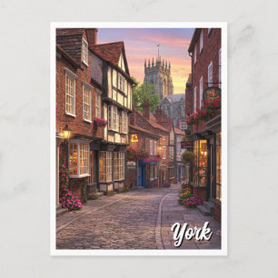 York England Travel Postcard