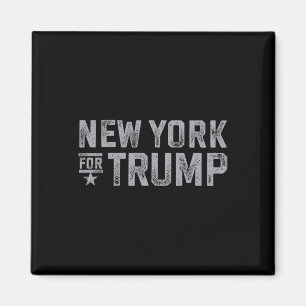 York For Trump 2024 New Yorkers Love Heart Trump Magnet