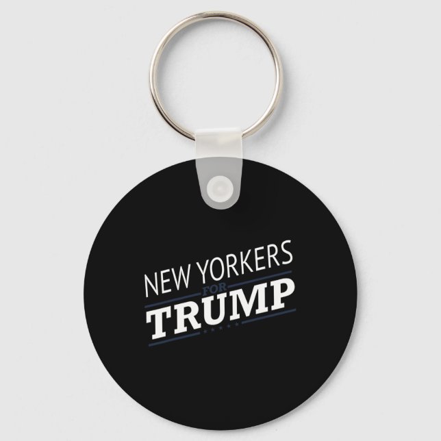 York For Trump 2024 - Second President Election  Keychain (Front)
