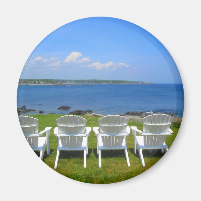 York Harbor View Magnet (Front)