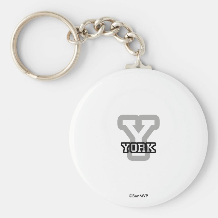 York Keychain
