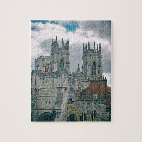 York Minster and Bootham Bar Jigsaw Puzzle