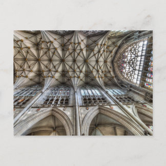 York Minster Cathedral Postcard