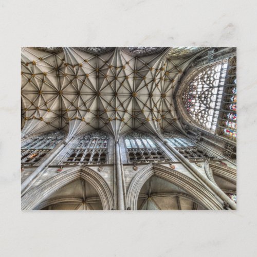 York Minster Cathedral Postcard