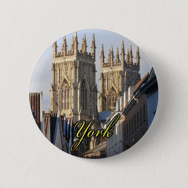York Minster England Button (Front)