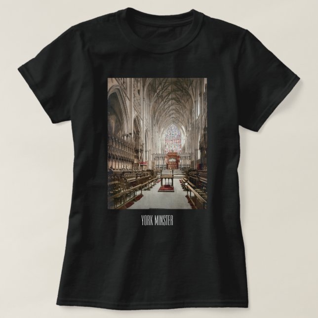 York Minster, England (c. 1900) T-Shirt (Design Front)