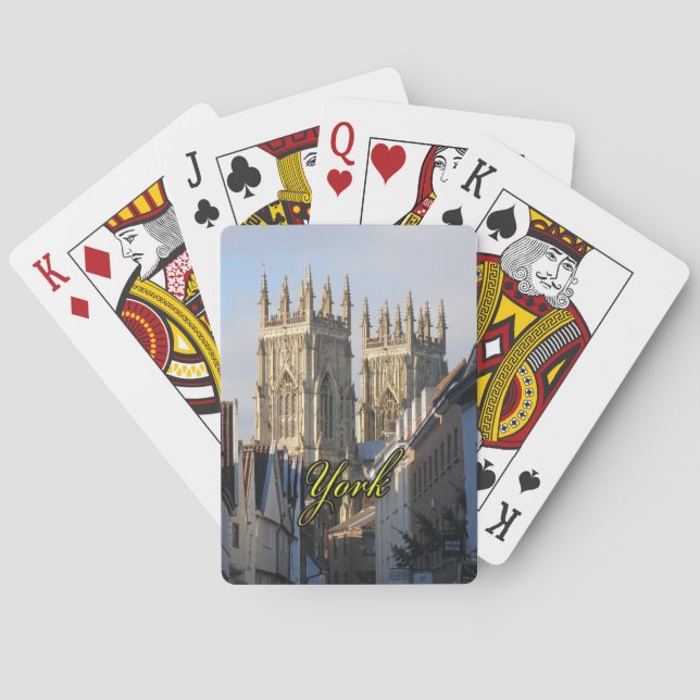 York Minster England Poker Cards (Back)