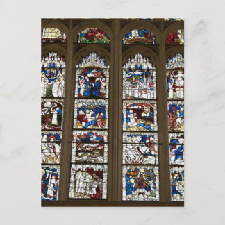 York Minster Great East Window. Postcard