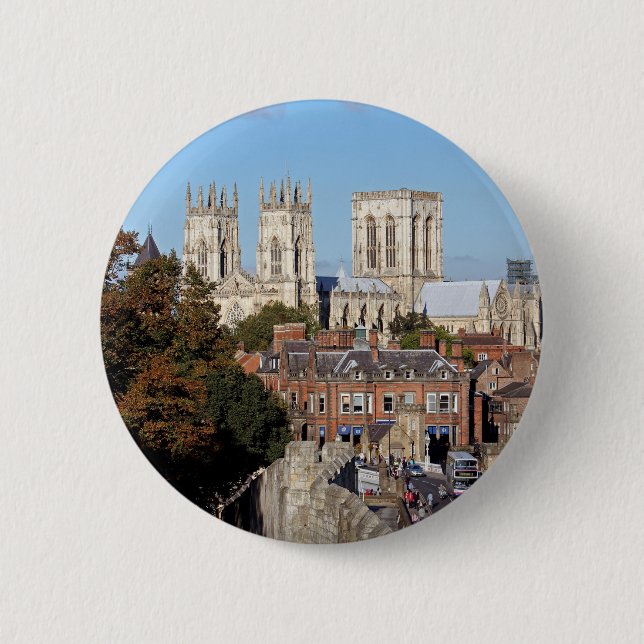 York Minster Pinback Button (Front)