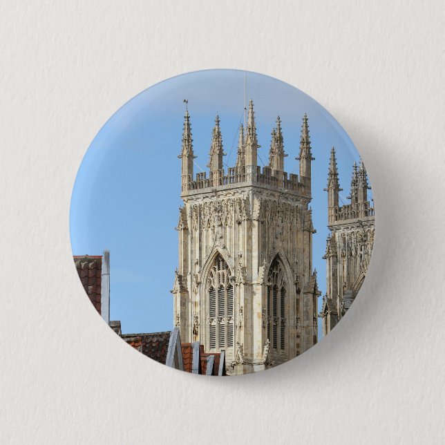 York Minster Pinback Button (Front)