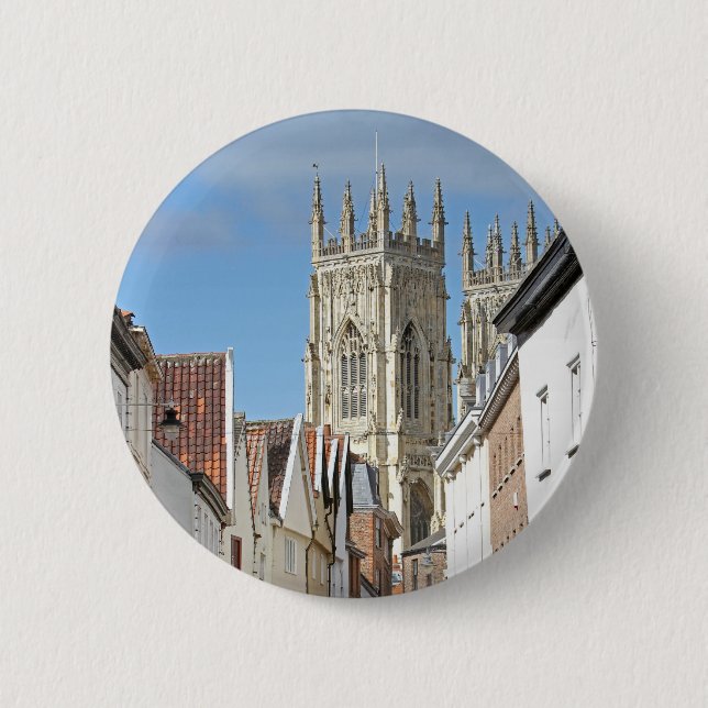 York Minster Pinback Button (Front)