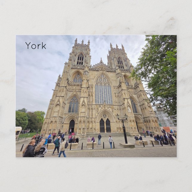 York Minster Postcard (Front)