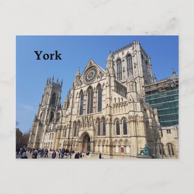 York Minster Postcard (Front)