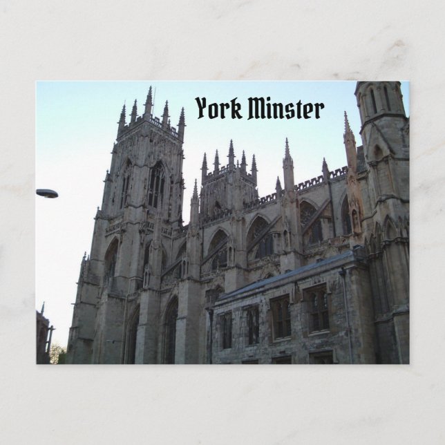 York Minster Postcard (Front)