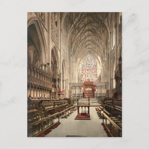 York Minster York Yorkshire England Postcard