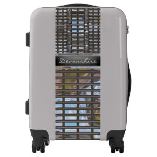 York Modern Pattern Elegant Monogram Luggage