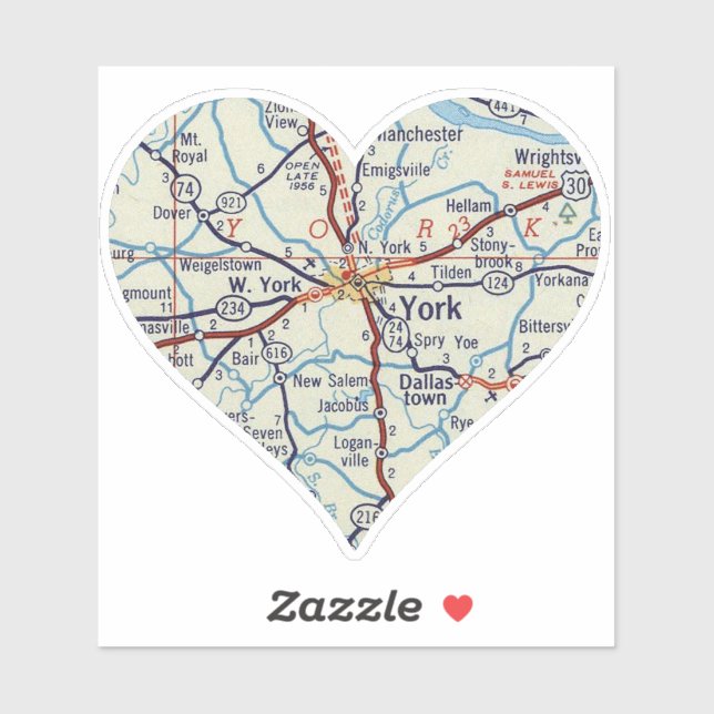 York PA Sticker (Sheet)