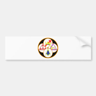 York Rite Mason Bumper Sticker