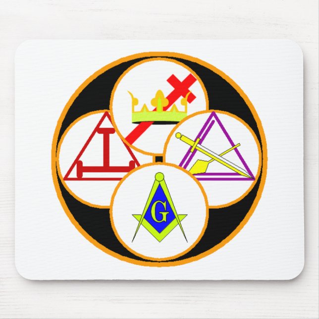 York Rite Mason Mouse Pad (Front)
