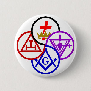York Rite Pinwheel Button