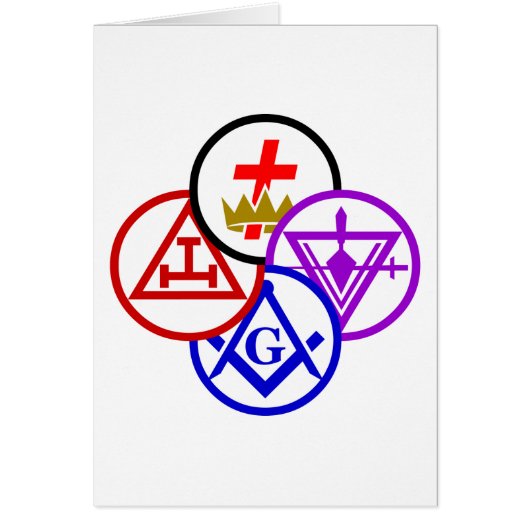 York Rite Pinwheel Cards (Front)