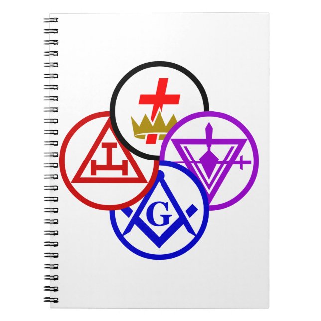 York Rite Pinwheel Notebook (Front)