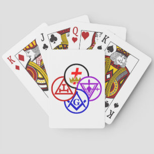 York Rite Pinwheel Poker Cards