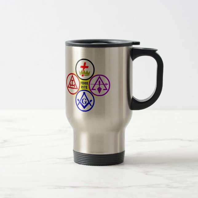 York Rite Travel Mug (Right)