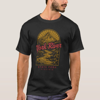 York River State Park River Retro Vintage Tourist T-Shirt