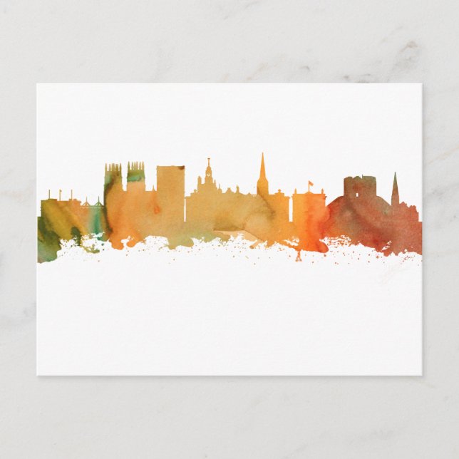 York Skyline Postcard (Front)