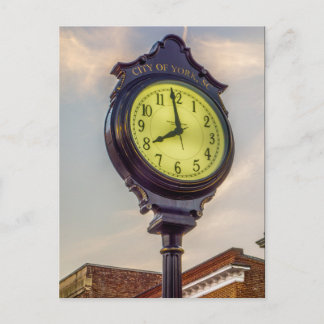 york south carolina postcard