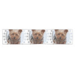 York Terrier Dog Short Table Runner