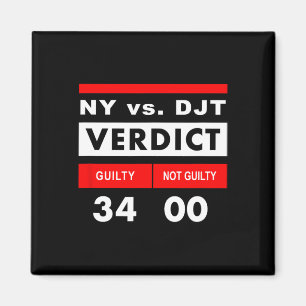York Versus Donald Trump Guilty 34 Counts  Magnet