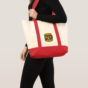 Yorki Mom Floral Tote Bag