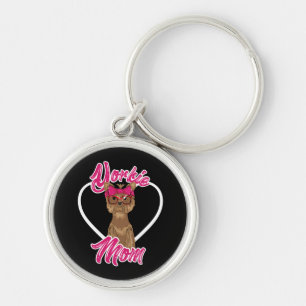 Yorki Mom Keychain