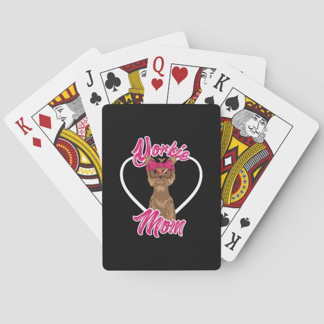 Yorki Mom Poker Cards (Back)