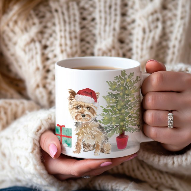 Yorkie 1st Christmas Personalized Coffee Mug (Creator Uploaded)