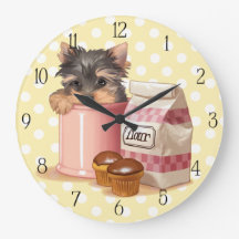 Yorkie and chocolate cupcakes