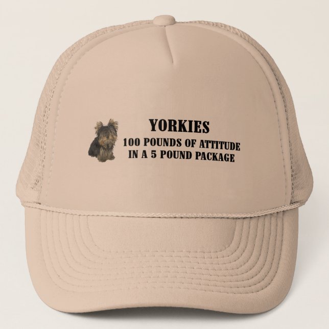 Yorkie Attitude Hat (Front)