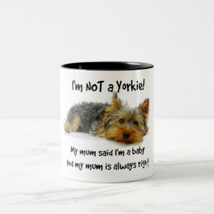 Yorkie Baby Mug Yorkshire Terrier Mom