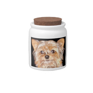 Yorkie Candy Jar