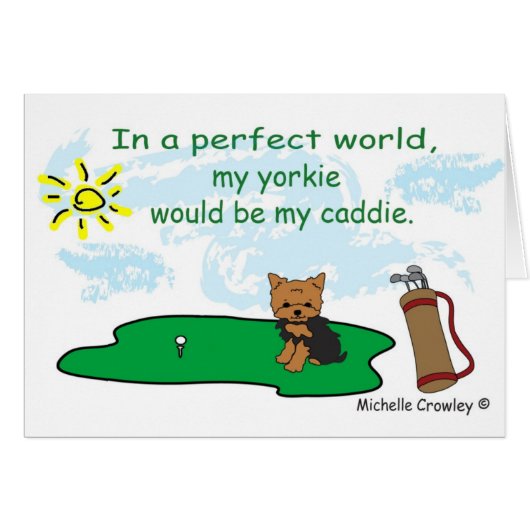 Yorkie Cards (Front Horizontal)