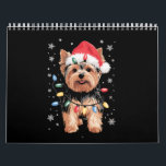 Yorkie Christmas Dog Long Xmas Gift Calendar<br><div class="desc">Yorkie Christmas Dog Long Xmas Gift</div>