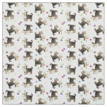 Yorkie Christmas Dog Seamless Pattern Fabric