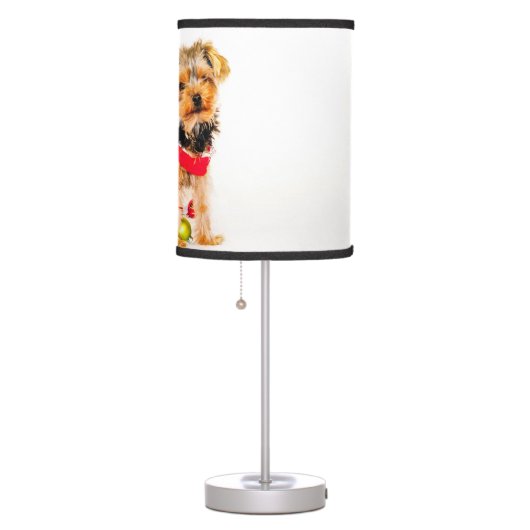 Yorkie Christmas Lamp (Right)