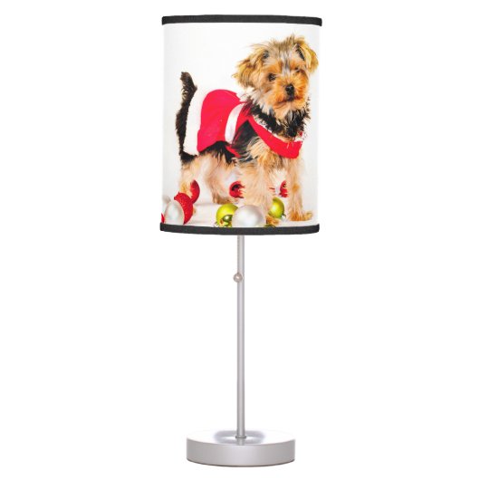 Yorkie Christmas Lamp (Front)