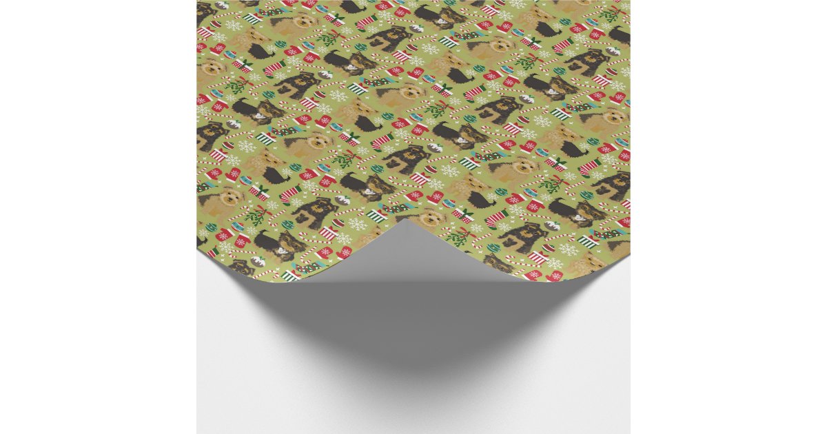 Yorkie Wrapping Paper Yorkie Christmas wrapping paper | Zazzle