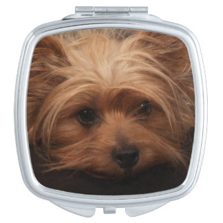 Yorkie Classic Pout Compact Mirror