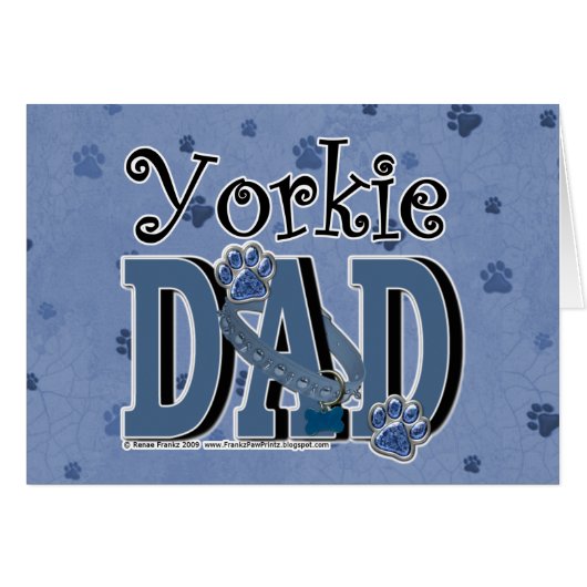 Yorkie DAD Cards (Front Horizontal)